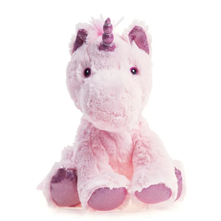 Bouillotte licorne garnie en blé et lavande coloris blanc L'artisan du bien-être