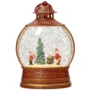 Boule de Noël animée intérieur micro LED - 8 x 25,5 cm