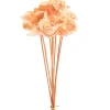 Bouquet de 8 roses artificielles bombay coloris orange -  Ø 8 cm x 40 cm