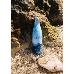 Bouteille isotherme Qwetch inox Océan bleue 500 ml
