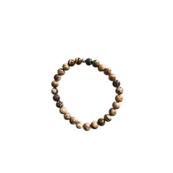 Bracelet jaspe paysage 4mm