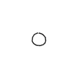 Bracelet obsidienne dorée homme - 8 mm
