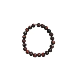 Bracelet oeil taureau pour homme 8mm