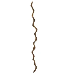 Branche longue torsadée en rotin naturel - 120 x 40 x 15 cm