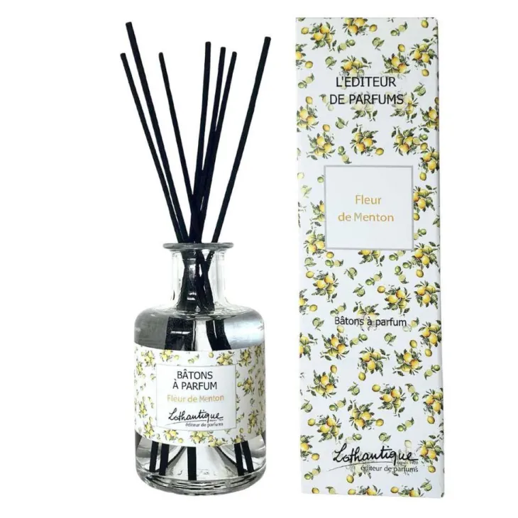 Bâtons à parfum Lothantique L’éditeur de parfums senteur Fleur de Menton - 200 ml