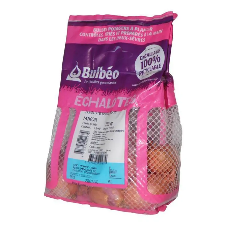 Bulbes d’échalotes demi-longue Mikor calibre 15/40, 250 g