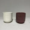 Cache-pot baby coloris multicolore en céramique - 7 x 7 x 7 cm