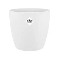 Cache-pot blanc Elho Brussels - Ø 22 cm