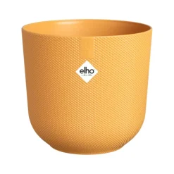 Cache-pot coloris jaune Jazz Elho - Ø 16 cm