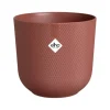 Cache-pot coloris rouge Jazz Elho - Ø 23 cm
