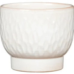 Cache-pot en céramique blanc Scheurich 931 Opale - Ø 15 cm