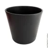 Cache-pot en céramique coloris anthracite - Ø 13 x H 10,5 cm