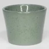 Cache-pot en céramique coloris vert glacé Fresh – Ø 23,5 x H 20,5 cm