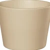 Cache-pot en céramique coloris crème Fresh – Ø 32 x H 27 cm