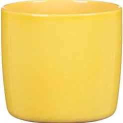 Cache-pot en céramique jaune Scheurich 900 Solare - Ø 21 cm