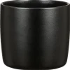 Cache-pot en céramique noir Scheurich 900 Ebano - Ø 28 cm