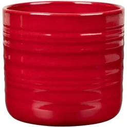 Cache-pot en céramique rouge Scheurich 850 Royal Bordeaux - Ø 17 x H 15,3 cm