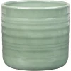 Cache-pot en céramique vert Scheurich 850 Salvia - Ø 14 x H 12,8 cm