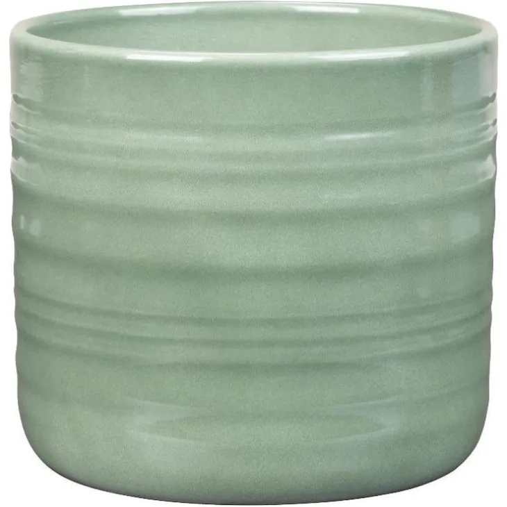 Cache-pot en céramique vert Scheurich 850 Salvia - Ø 14 x H 12,8 cm