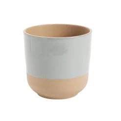 Cache-pot en grès Sandstone coloris gris - Ø 25 x H 25 cm