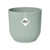 Cache-pot en plastique recyclé vert sorbet Elho Vibes fold rond - Ø 14 cm