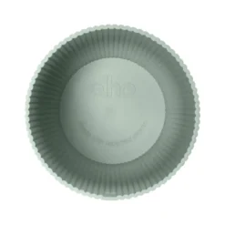 Cache-pot en plastique recyclé vert sorbet Elho Vibes fold rond mini - Ø 9 cm
