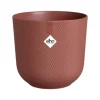 Cache-pot en plastique rouge toscane Elho Jazz - Ø 30 cm