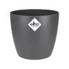 Cache-pot en polypropylène Elho Brussels rond mini anthracite - Ø 10,5 cm
