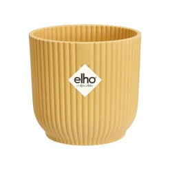 Cache-pot jaune beurre Elho Vibes Fold Mini - Ø 9 cm