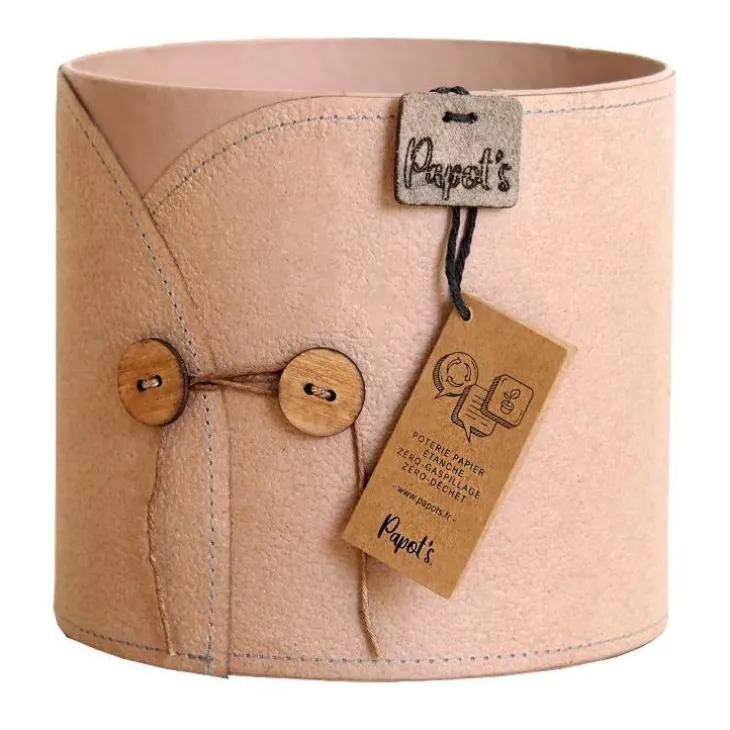 Cache-pot rose Papot's Kimono - Ø 15,5 cm