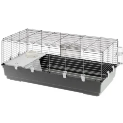 Cage à lapin rectangulaire Rabbit 120 - 118 x 59 x 52 cm