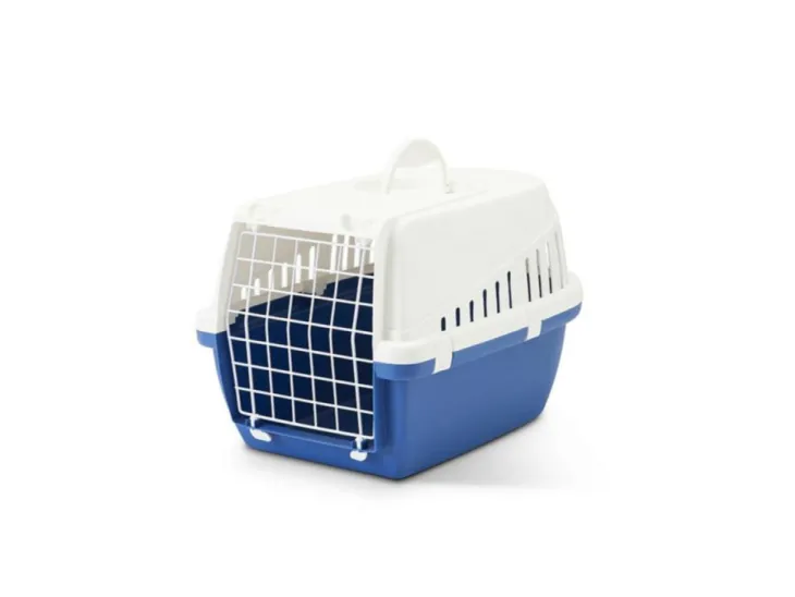 Cage de transport Trotter 1 bleu 49x33x30 cm
