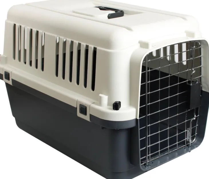 Cage de voyage nomade M coloris gris Flamingo