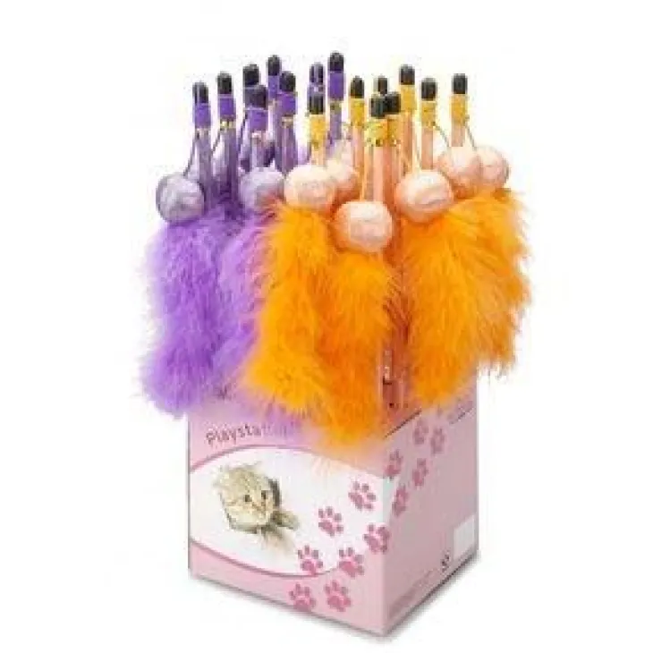 Canne à pêche jouet pour chat Tickle fun 40 cm