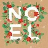 Carte double de Noël Pictura Kraft work – 12 x 15 cm