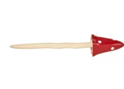 Champignon géant décoratif coloris rouge en céramique Smartgarden - 35 x 7,5 x 7,5 cm