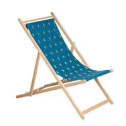 Chilienne amovible scarabées Bleu en coton
