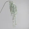Chute de mélèze artificiel glacée verte - 116 cm