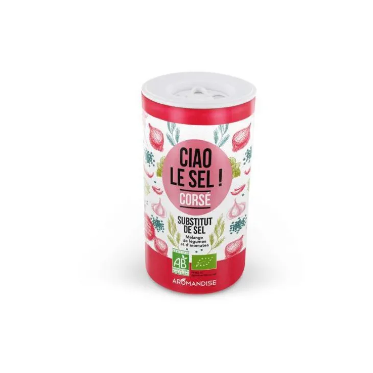 Ciao le sel corsé bio en tube de 70 g
