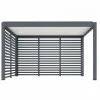 Claustra pergola gris, Eris - Zephir - Star led, Proloisirs Grey