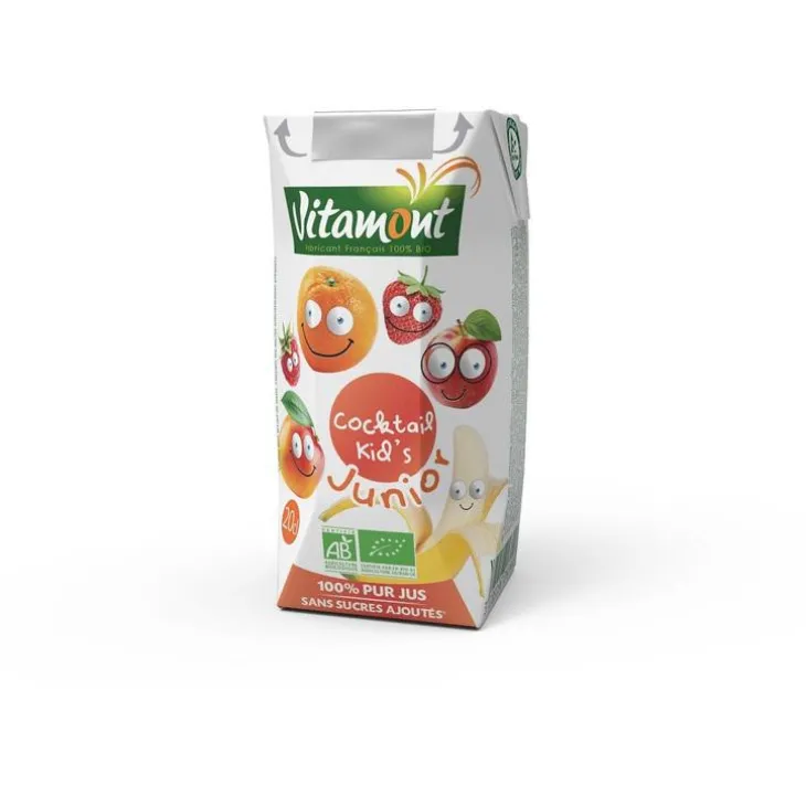 Cocktail kid's junior bio Vitamont - 20 cl