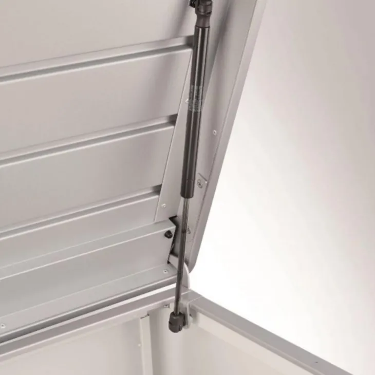 Coffre loungebox gris foncé 200x84x90 cm