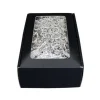 Coffret Berne en carton aspect croco noir Cav Service - 18 x 9 x 34 cm