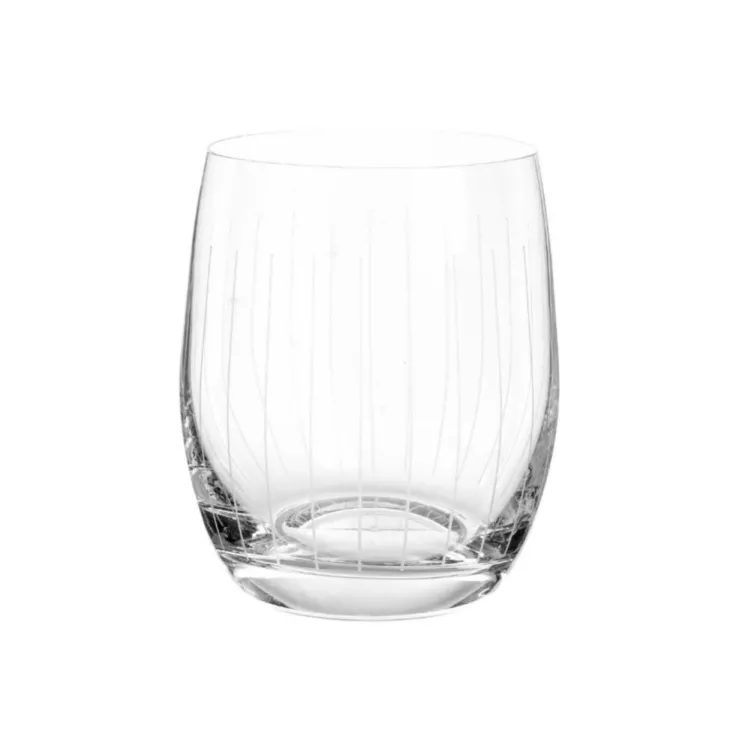 Coffret de 6 gobelets à eau coloris transparent en verre - 30 cl