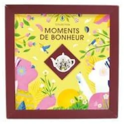 Coffret de thé bio Moments de Bonheur Englishtea - 32 sachets