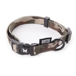 Collier Camouflage marron pour chien - 1,5x30/45 cm