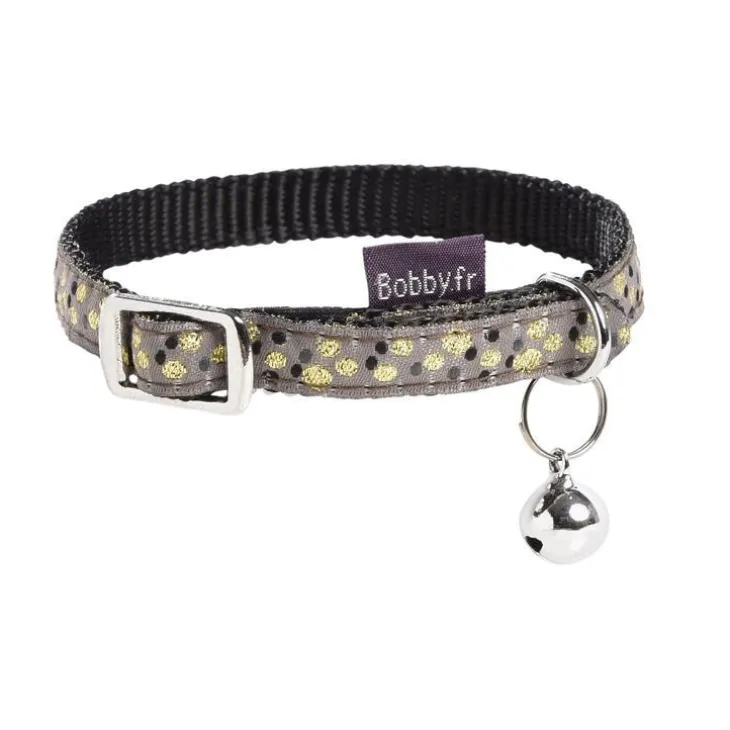 Collier chat Chamane noir taille XS