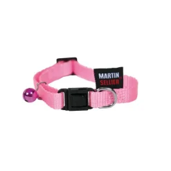 Collier chat rose 1x20/30 cm