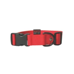 Collier chien réglable 40mm / 50-70cm rouge