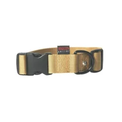 Collier chien réglable 40mm / 50-70cm beige